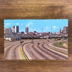 Vintage Denver Colorado Downtown Souvenir Postcard